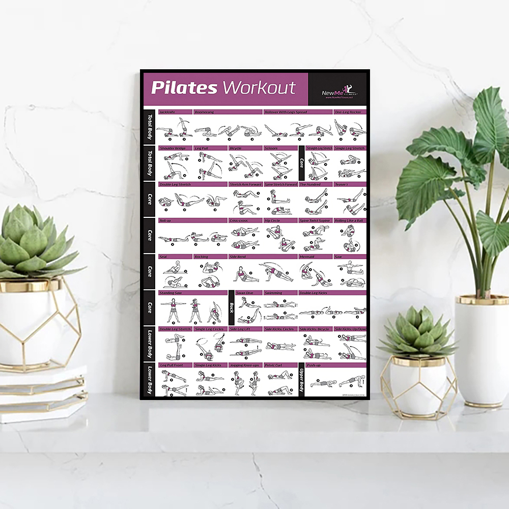 Tableau d'entraînement Pilates - Sports Equipment Poster avis et prix
